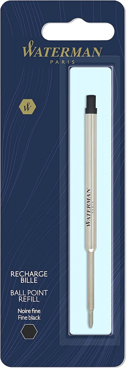  Черный стержень для шариковой ручки Waterman Refill BP Standard Maxima (F - 0.8мм), фото 3