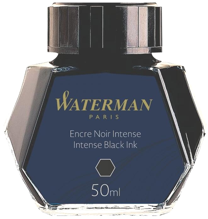  Флакон с черными чернилами для перьевой ручки Waterman, Serenity Black