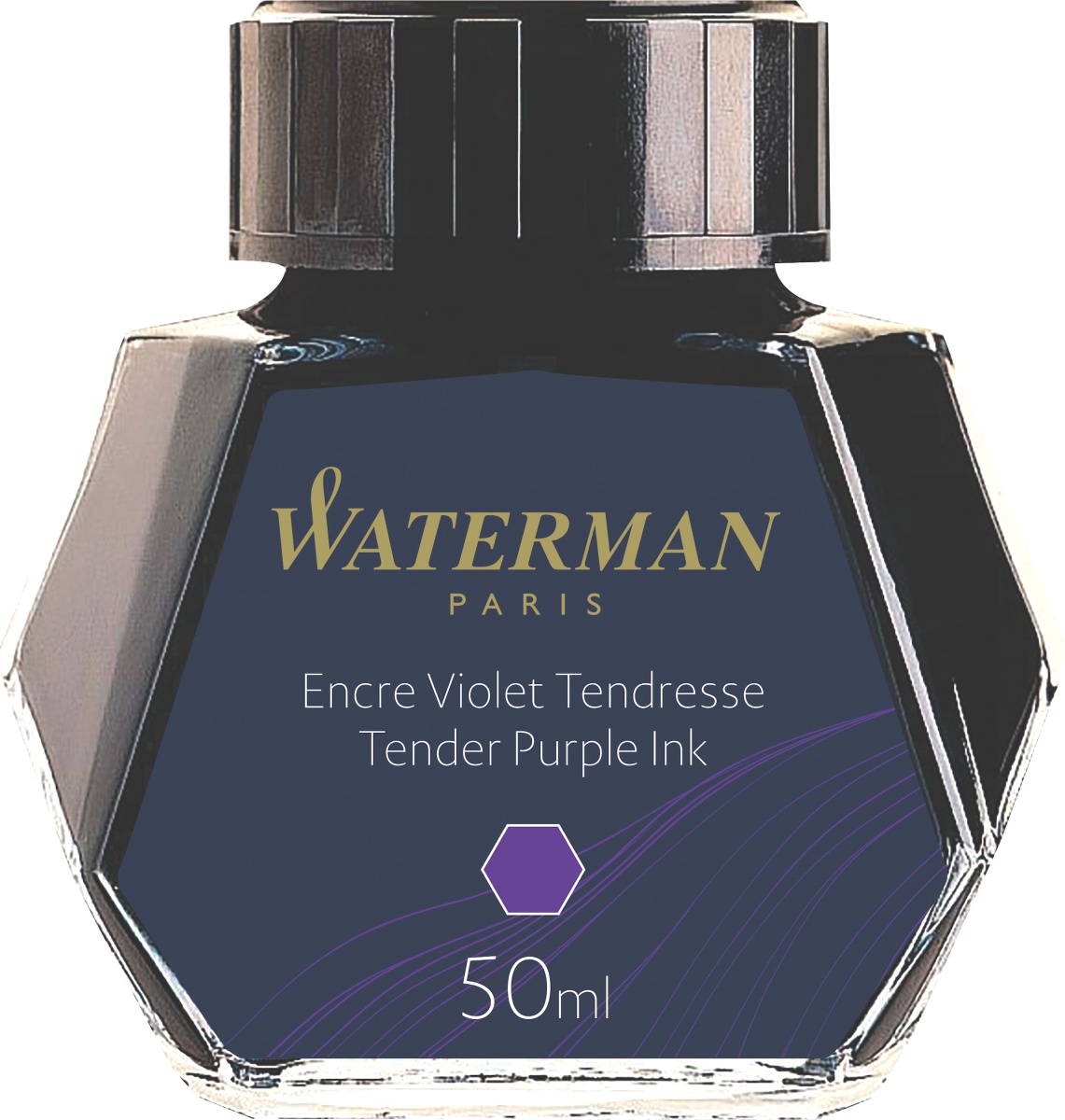 Флакон с фиолетовыми чернилами для перьевой ручки Waterman, Tender Purple