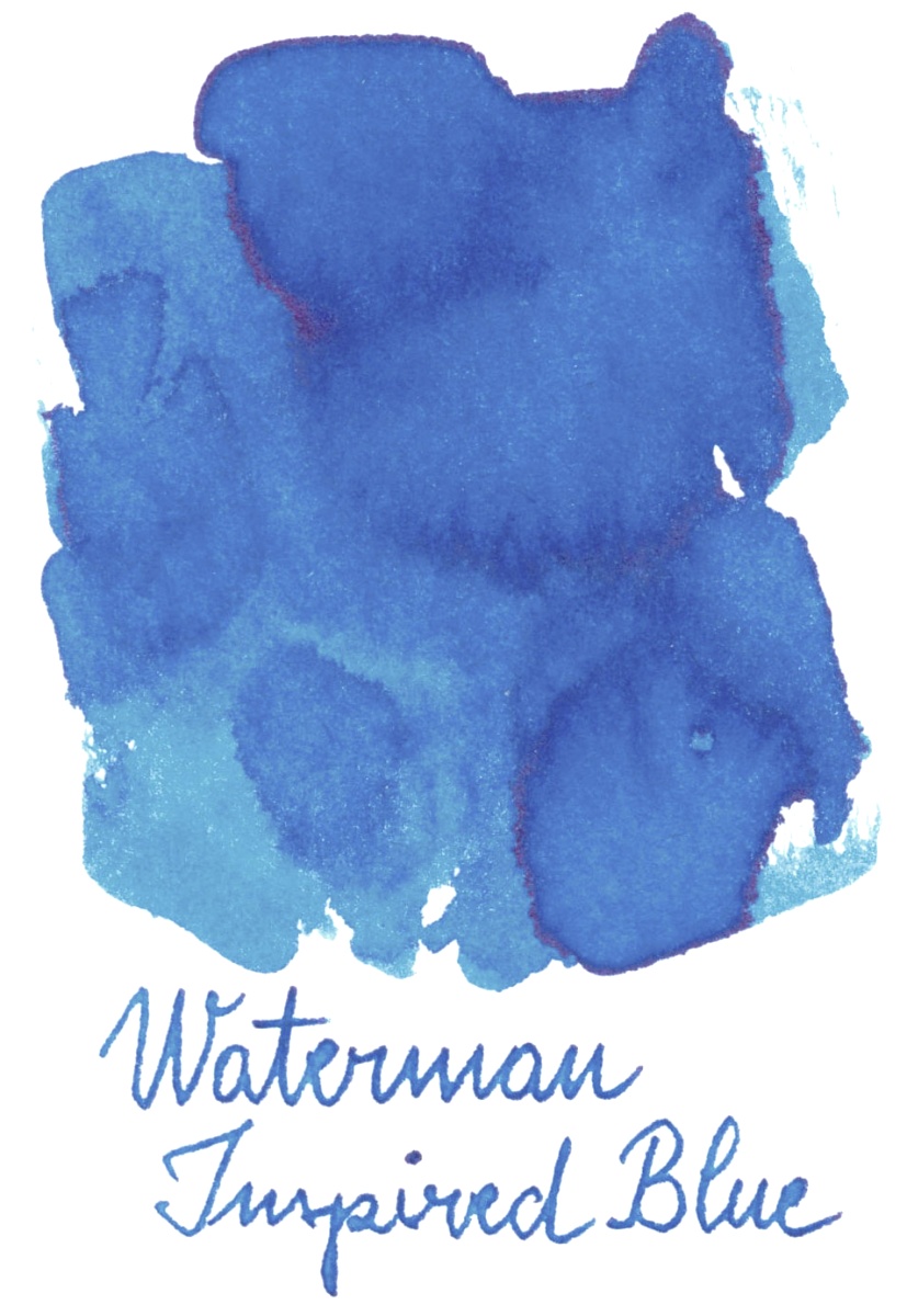  Флакон с голубыми чернилами для перьевых ручек Waterman, Inspired Blue, фото 4