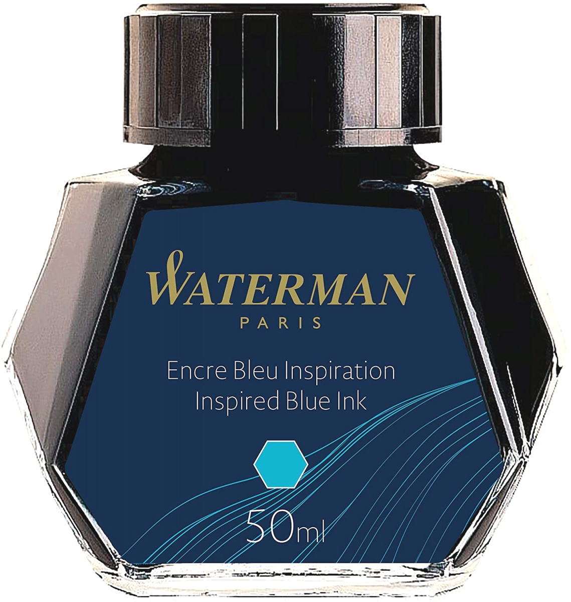  Флакон с голубыми чернилами для перьевых ручек Waterman, Inspired Blue