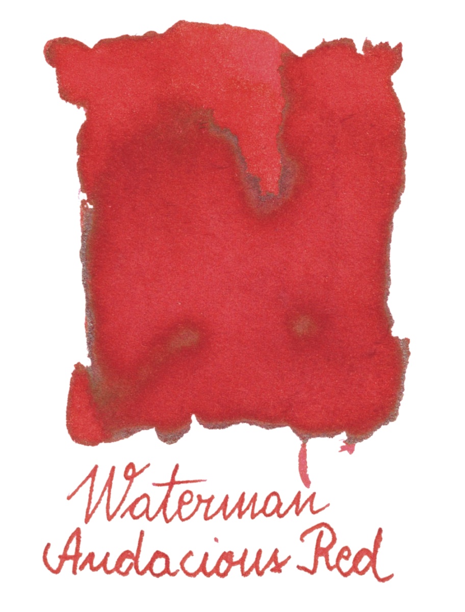 Флакон с красными чернилами для перьевой ручки Waterman, Audacious Red, фото 5