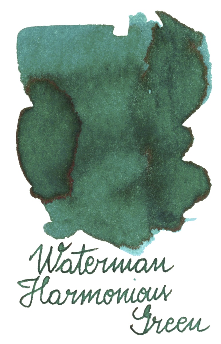 Флакон с зелеными чернилами для перьевой ручки Waterman, Harmonius Green, фото 5