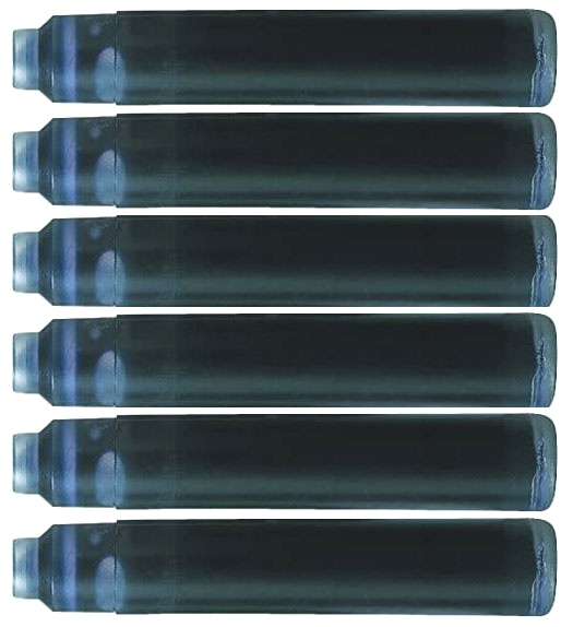 Мини картриджи с синими чернилами для перьевой ручки Waterman, Serenity Blue, фото 5