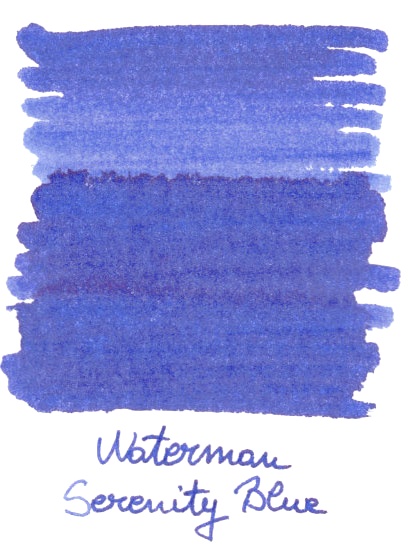 Мини картриджи с синими чернилами для перьевой ручки Waterman, Serenity Blue, фото 7