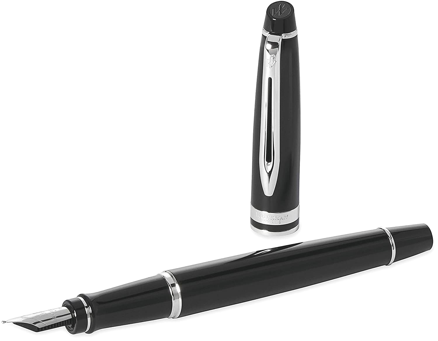  Набор Waterman 2020: перьевая Expert 3 Essential, Laque Black CT (Перо M) + чехол для ручки, фото 5