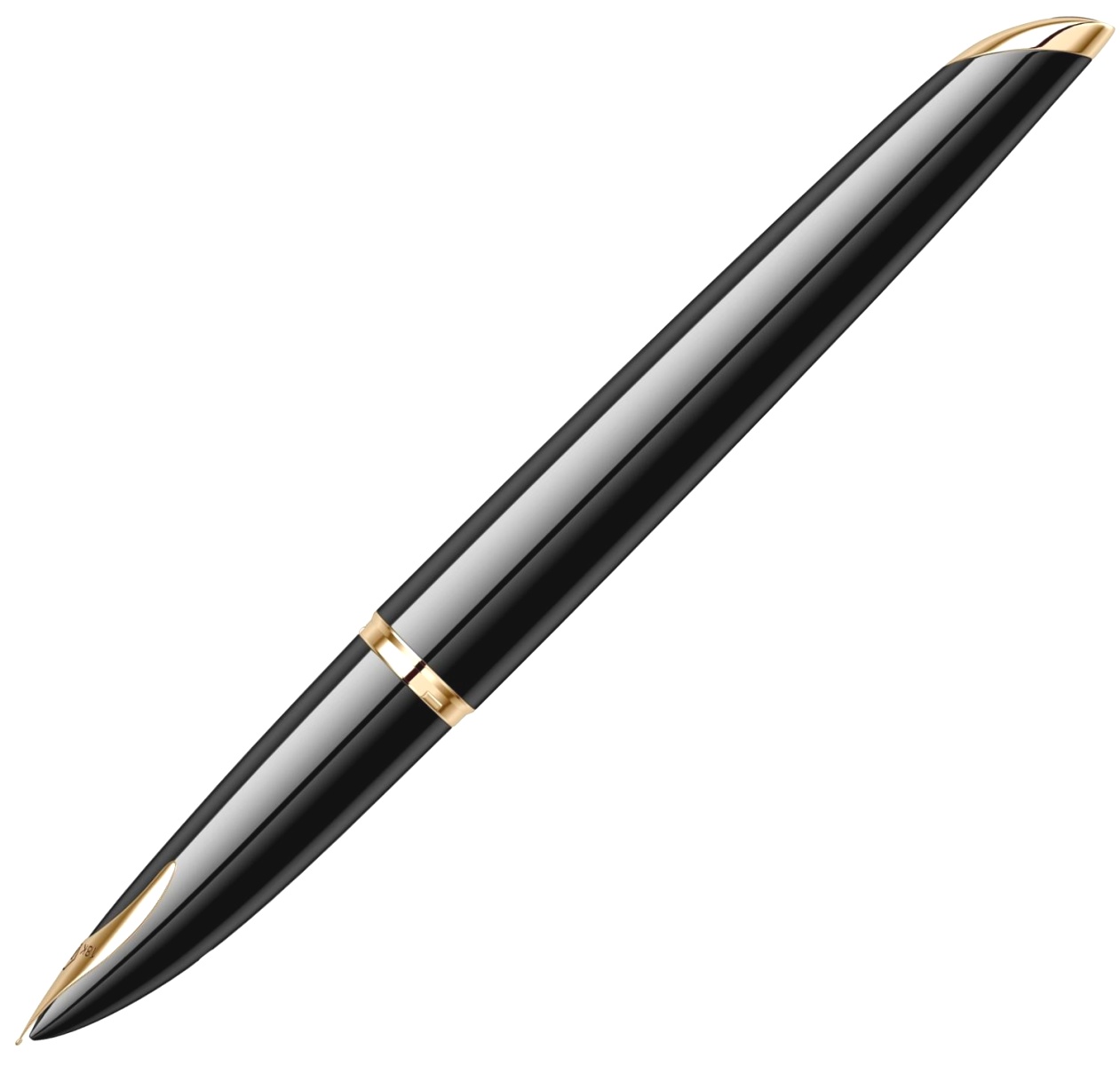 Перьевая ручка Waterman Carene, Black Sea GT (Перо F), фото 4