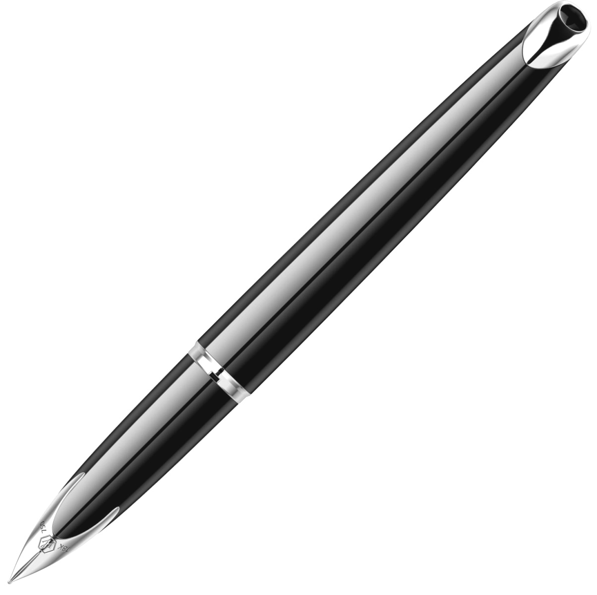 Перьевая ручка Waterman Carene, Black Sea ST (Перо M), фото 6