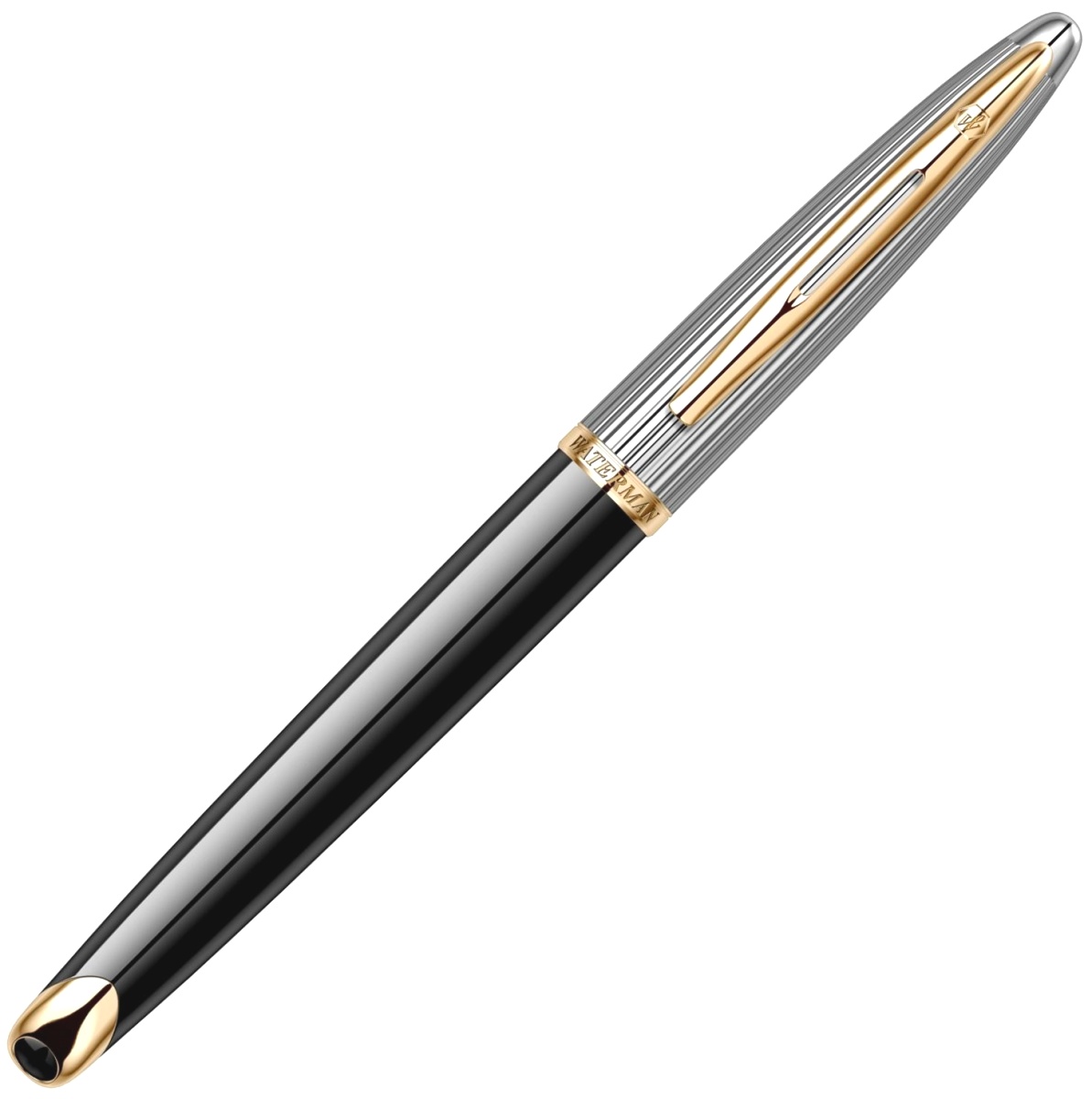 Перьевая ручка Waterman Carene DeLuxe, Black GT (Перо F), фото 2