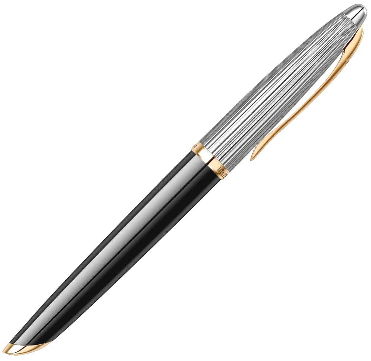 Перьевая ручка Waterman Carene DeLuxe, Black GT (Перо F), фото 3