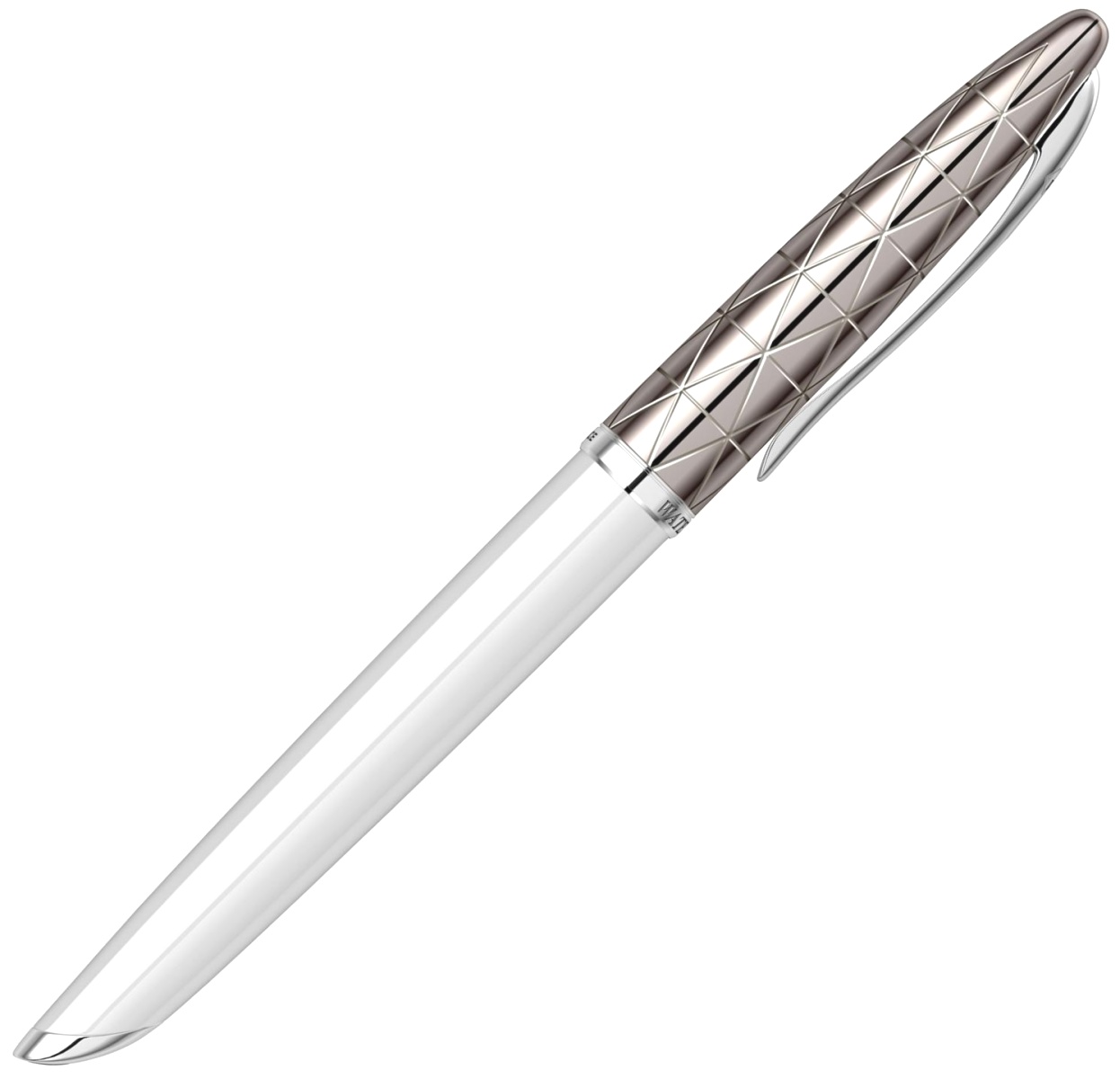Перьевая ручка Waterman Carene Deluxe Contemporary, White ST (Перо F), фото 5