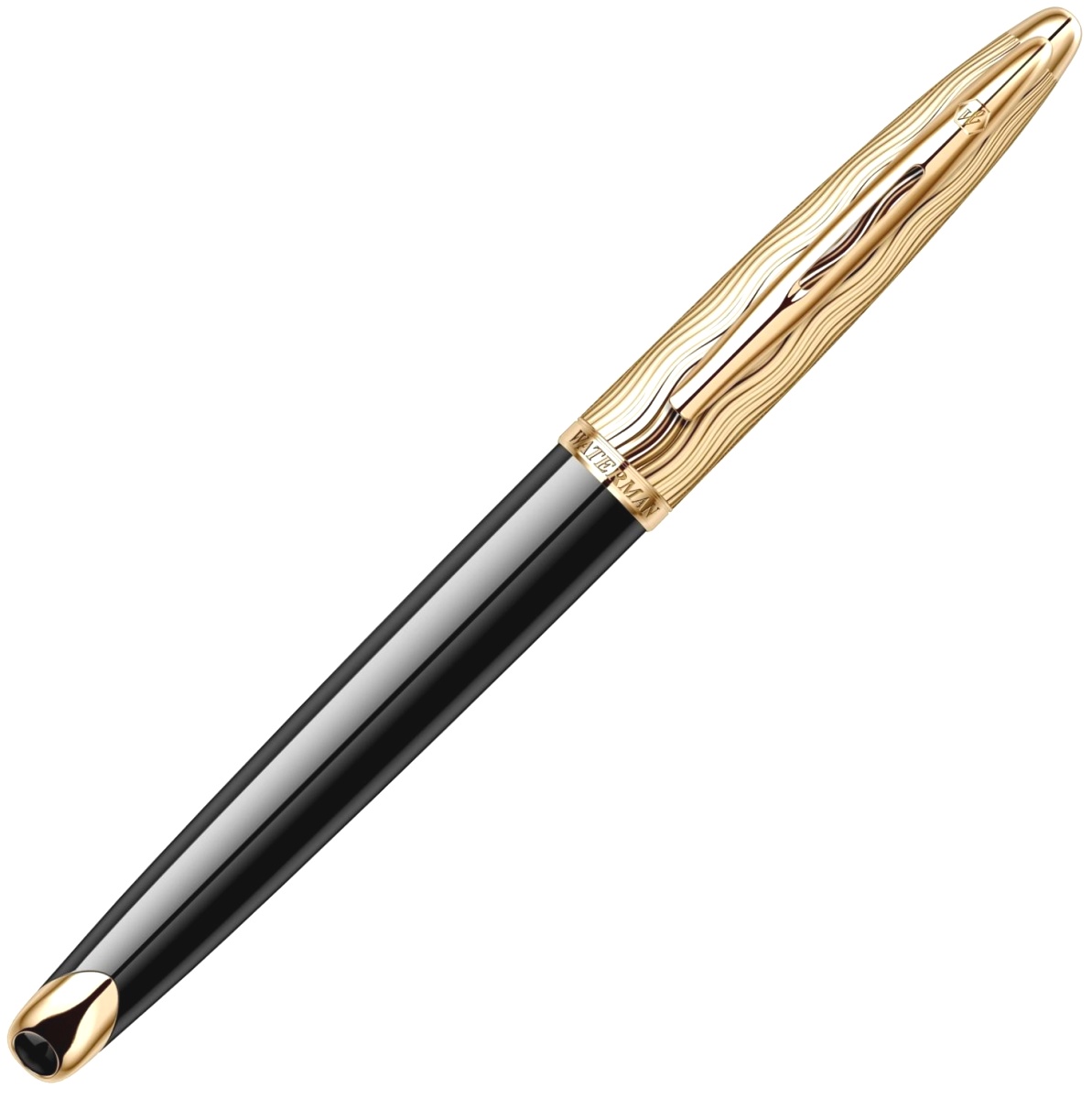 Перьевая ручка Waterman Carene Essential, Black GT (Перо F), фото 4