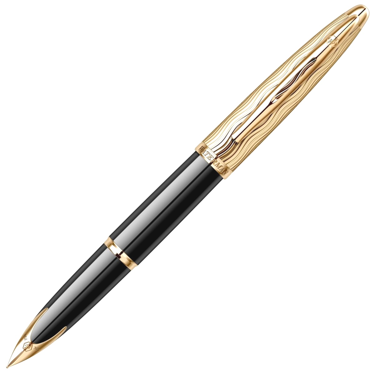 Перьевая ручка Waterman Carene Essential, Black GT (Перо F)