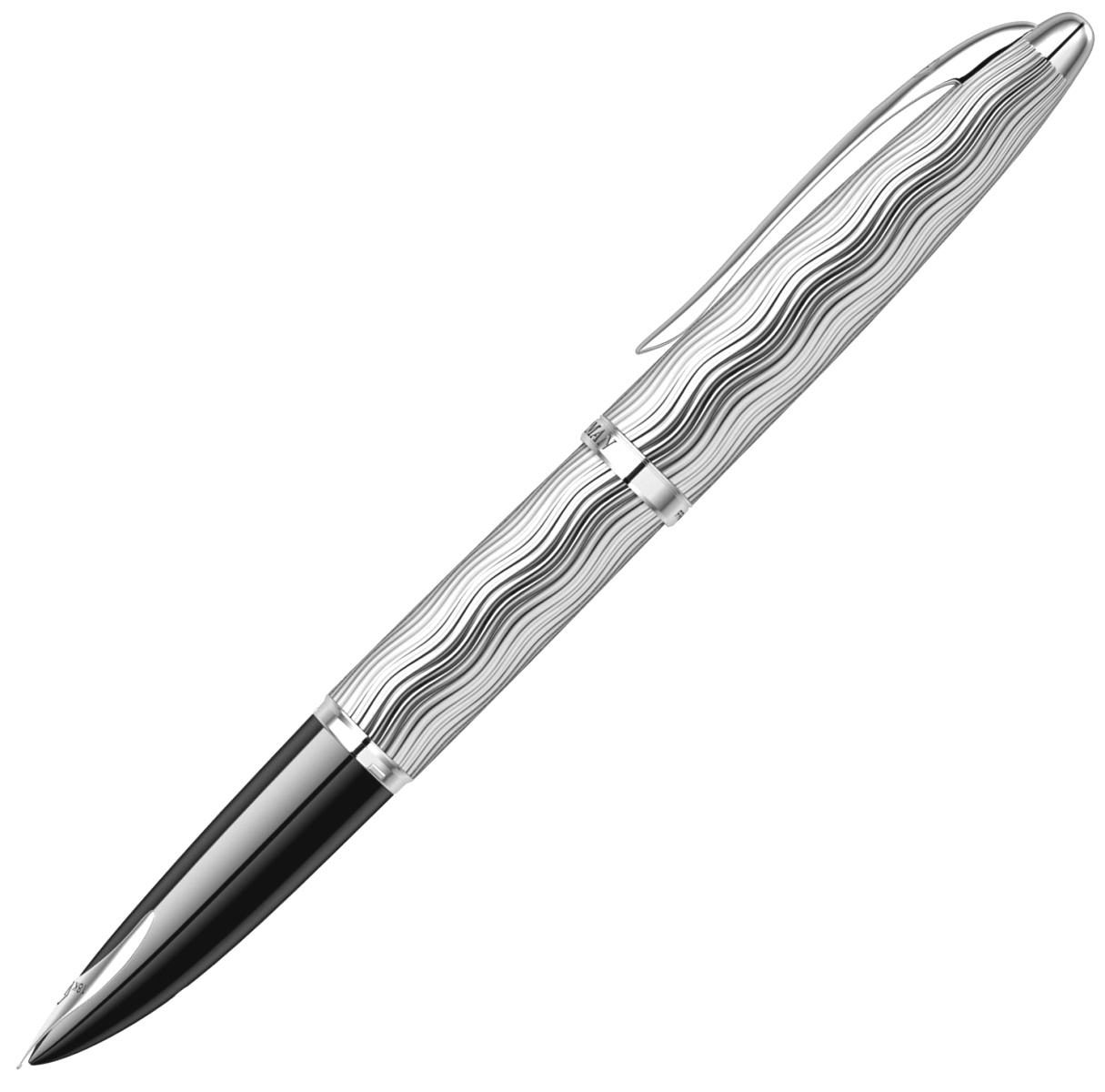 Перьевая ручка Waterman Carene Essential, Silver ST (Перо F), фото 2