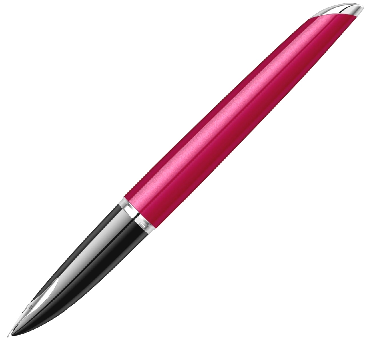 Перьевая ручка Waterman Carene, Glossy Red ST (Перо F), фото 7