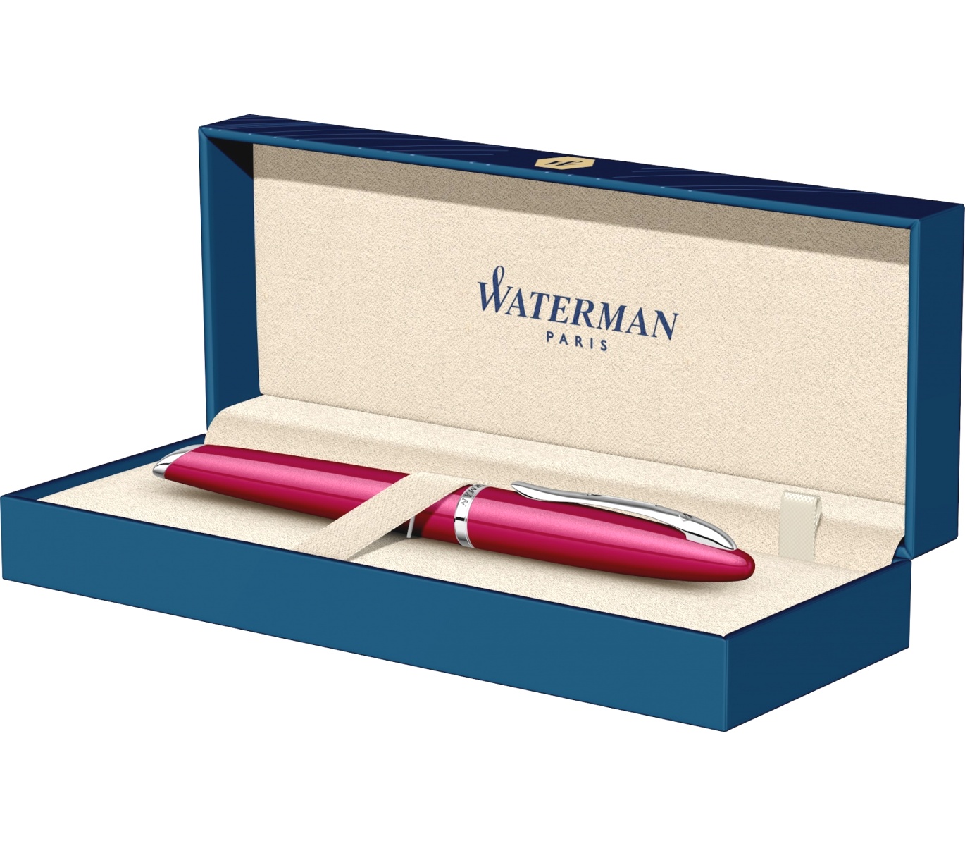 Перьевая ручка Waterman Carene, Glossy Red ST (Перо F), фото 8