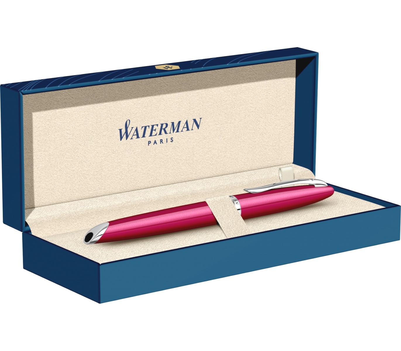 Перьевая ручка Waterman Carene, Glossy Red ST (Перо F), фото 9