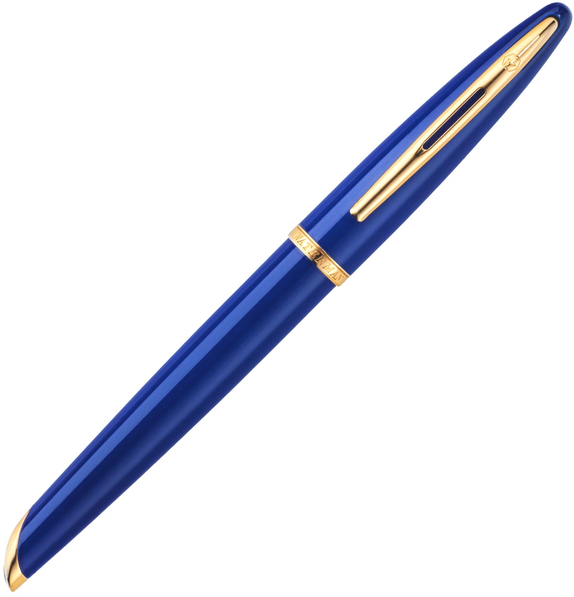  Перьевая ручка Waterman Carene, Lacquer Abyss Blue GT (Перо M), фото 2