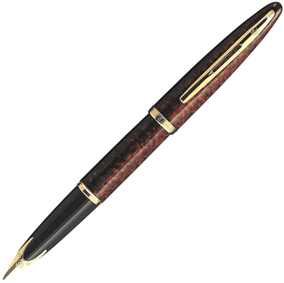 Перьевая ручка Waterman Carene, Marine Amber GT (Перо F)