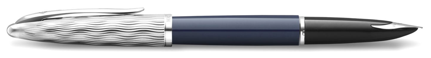  Перьевая ручка Waterman Carene SE Deluxe L`Essence, Blue CT (Перо F), фото 3
