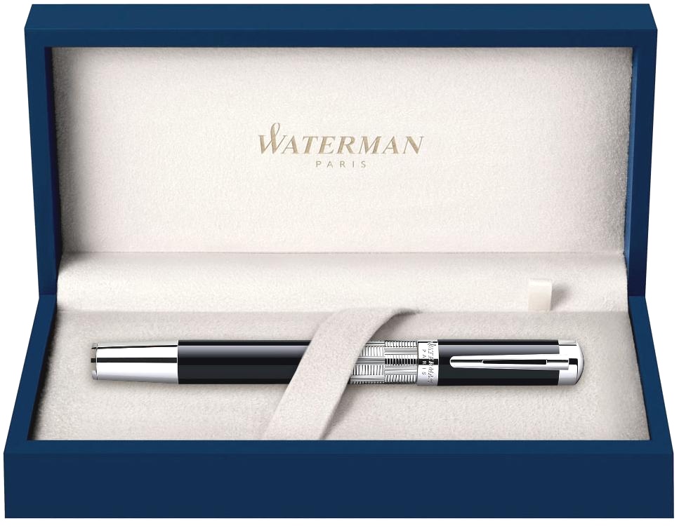 Перьевая ручка Waterman Elegance, Black ST (Перо F), фото 5