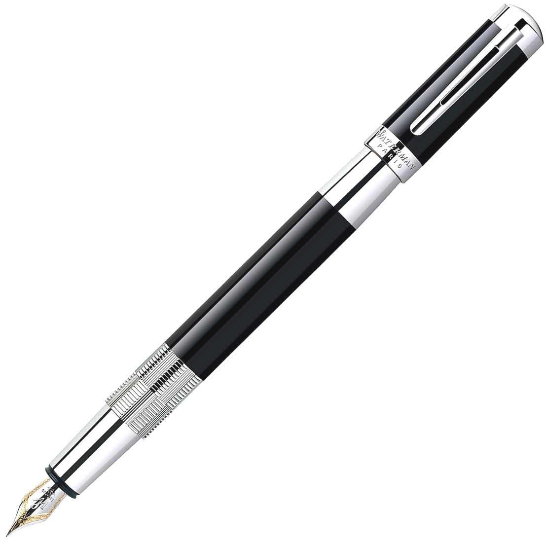 Перьевая ручка Waterman Elegance, Black ST (Перо M)