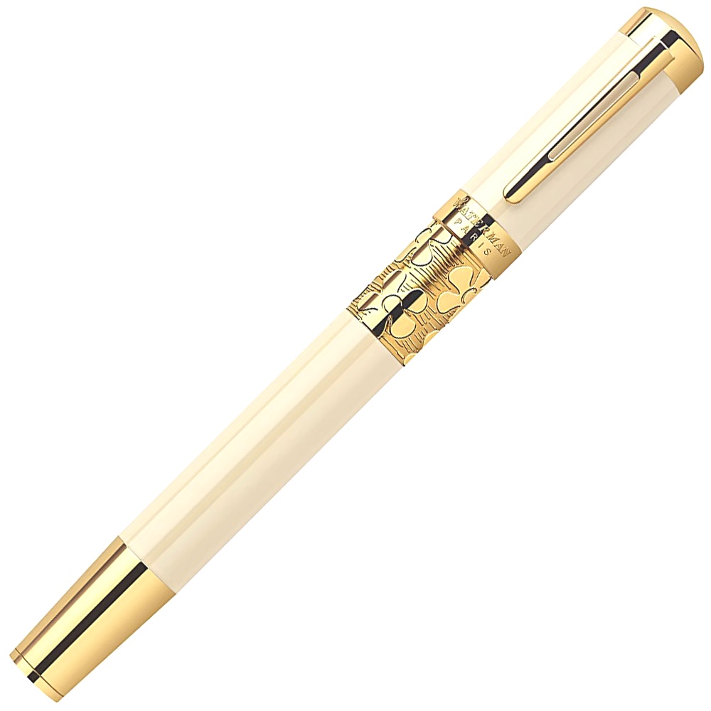 Перьевая ручка Waterman Elegance, Ivory GT (Перо M), фото 2