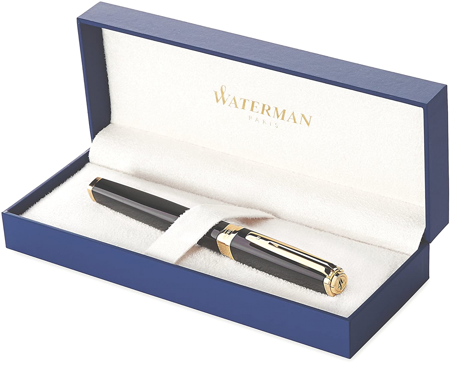 Перьевая ручка Waterman Exception Ideal, Black GT (Перо F), фото 5