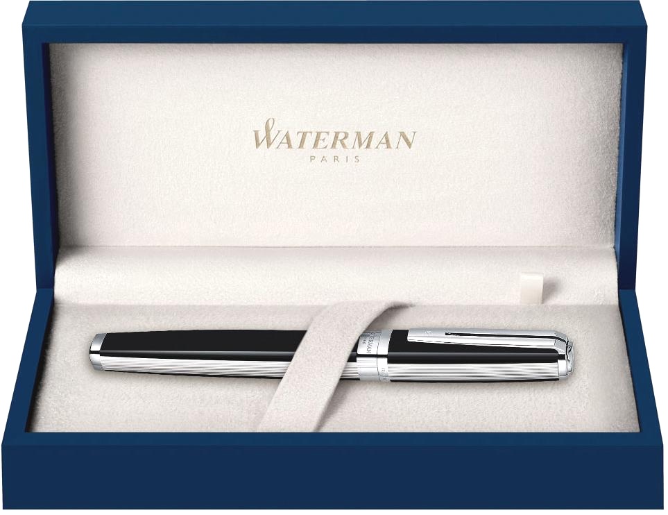 Перьевая ручка Waterman Exception Night & Day, Platinum (Перо F), фото 3