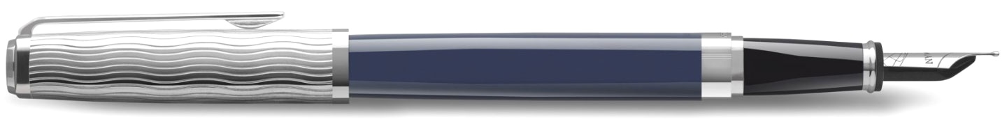 Перьевая ручка Waterman Exception SE Deluxe L`Essence, Blue CT (Перо F), фото 3