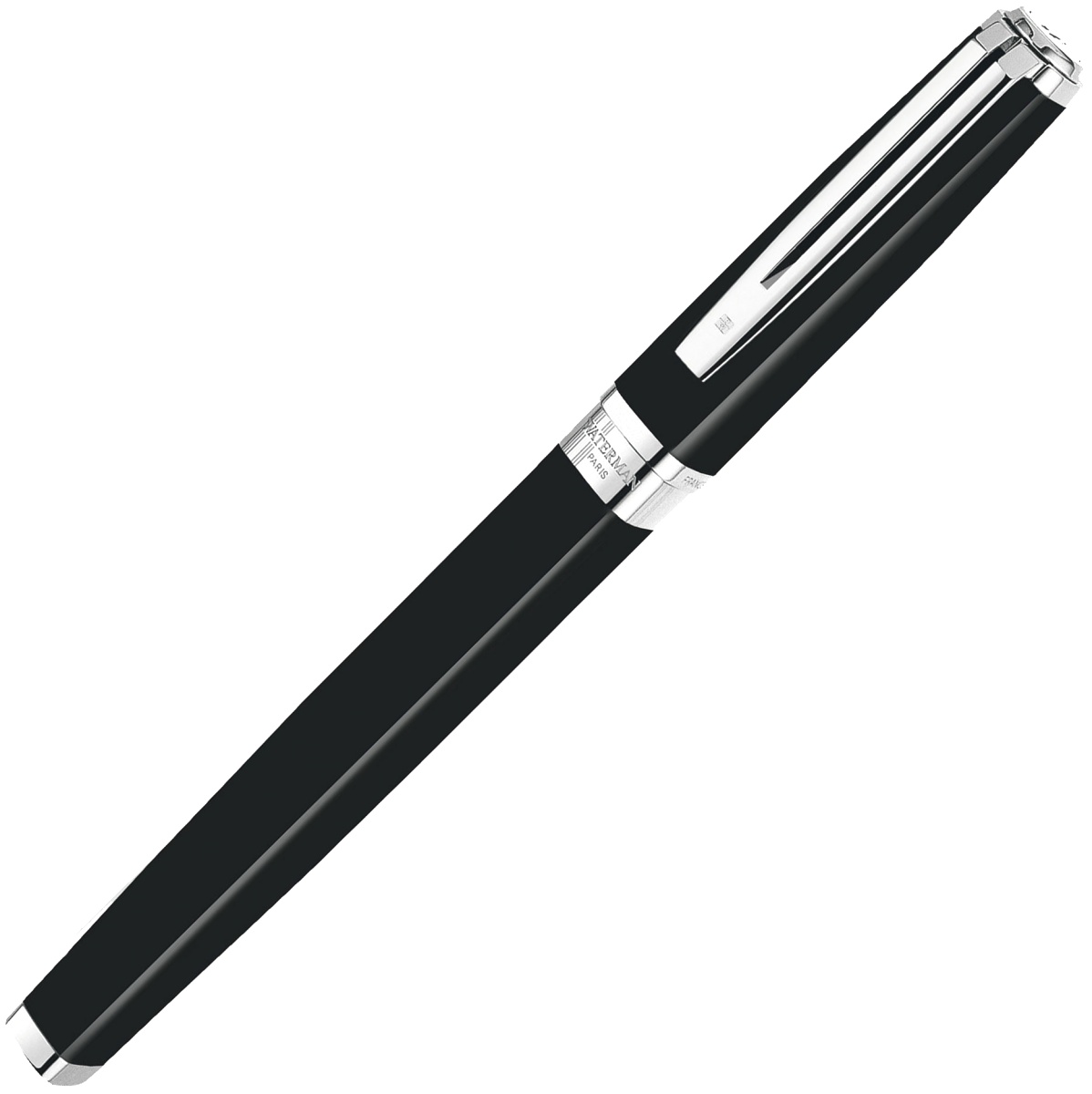 Перьевая ручка Waterman Exception Slim, Black Lacquer ST (Перо M), фото 2