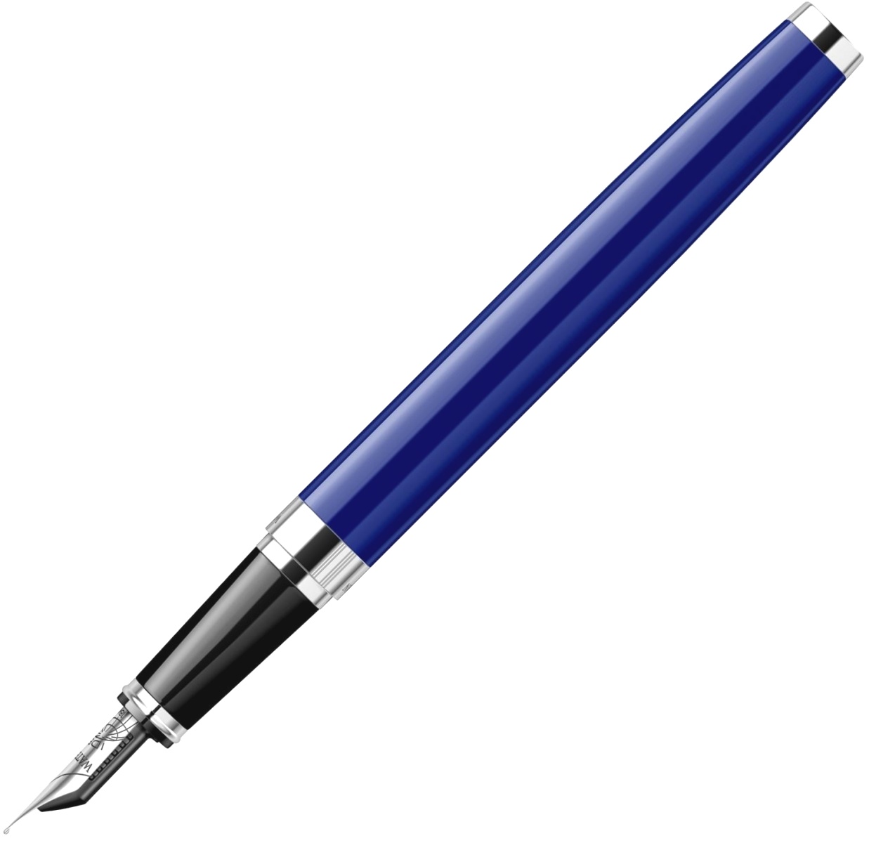 Перьевая ручка Waterman Exception Slim, Blue Lacquer ST (Перо F), фото 3
