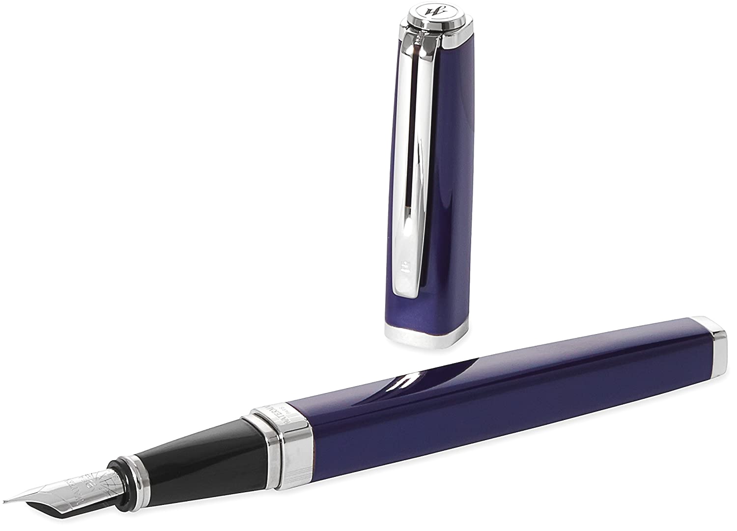 Перьевая ручка Waterman Exception Slim, Blue Lacquer ST (Перо M), фото 6