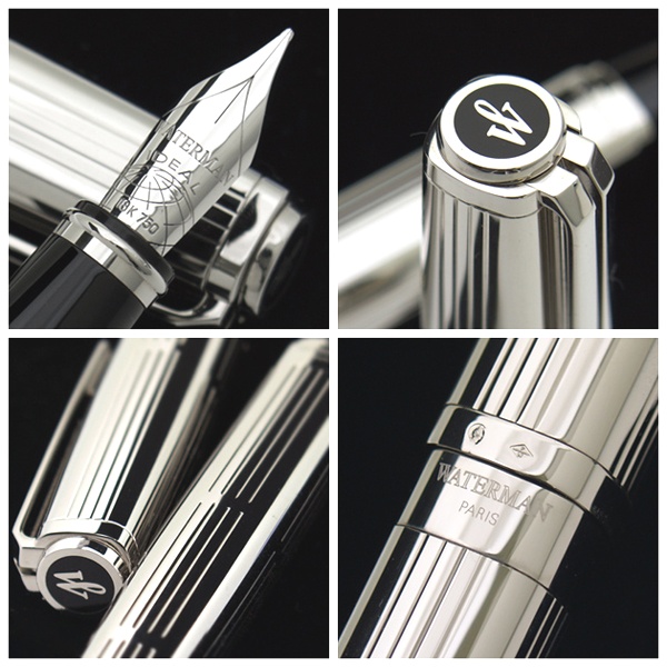 Перьевая ручка Waterman Exception Sterling Silver, Silver (Перо F), фото 4