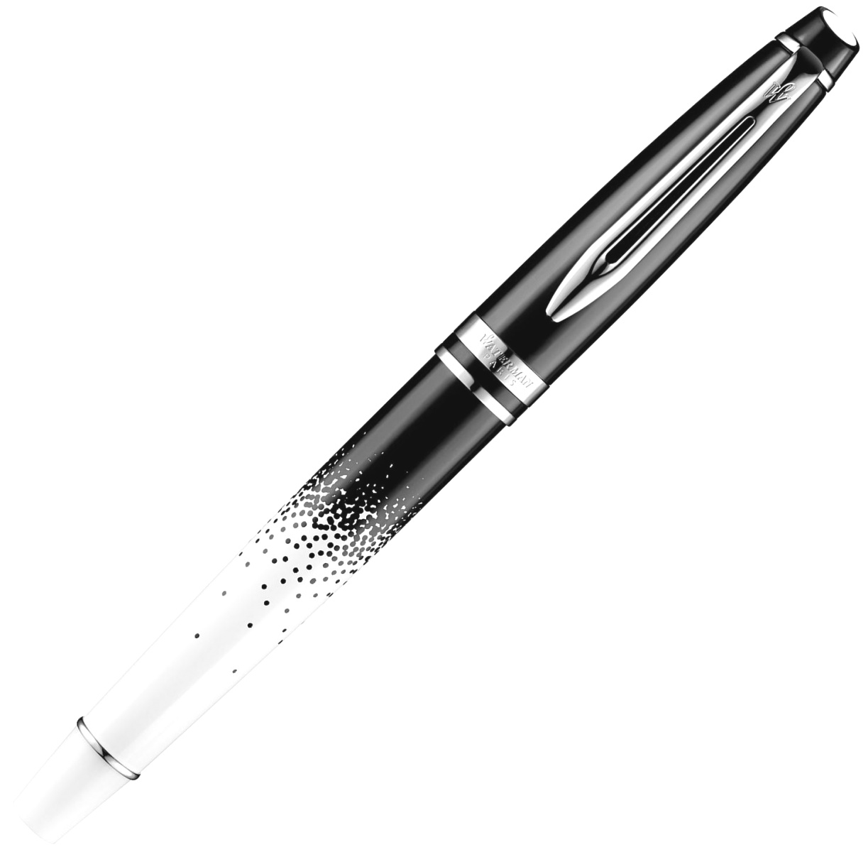 Перьевая ручка Waterman Expert 3 2015 Ombres et Lumieres Special Edition, Black and White CT (Перо F), фото 2