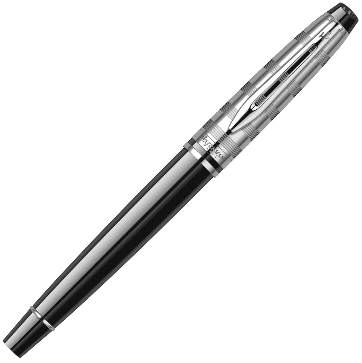 Перьевая ручка Waterman Expert 3 Deluxe, Black CT (Перо F), фото 4