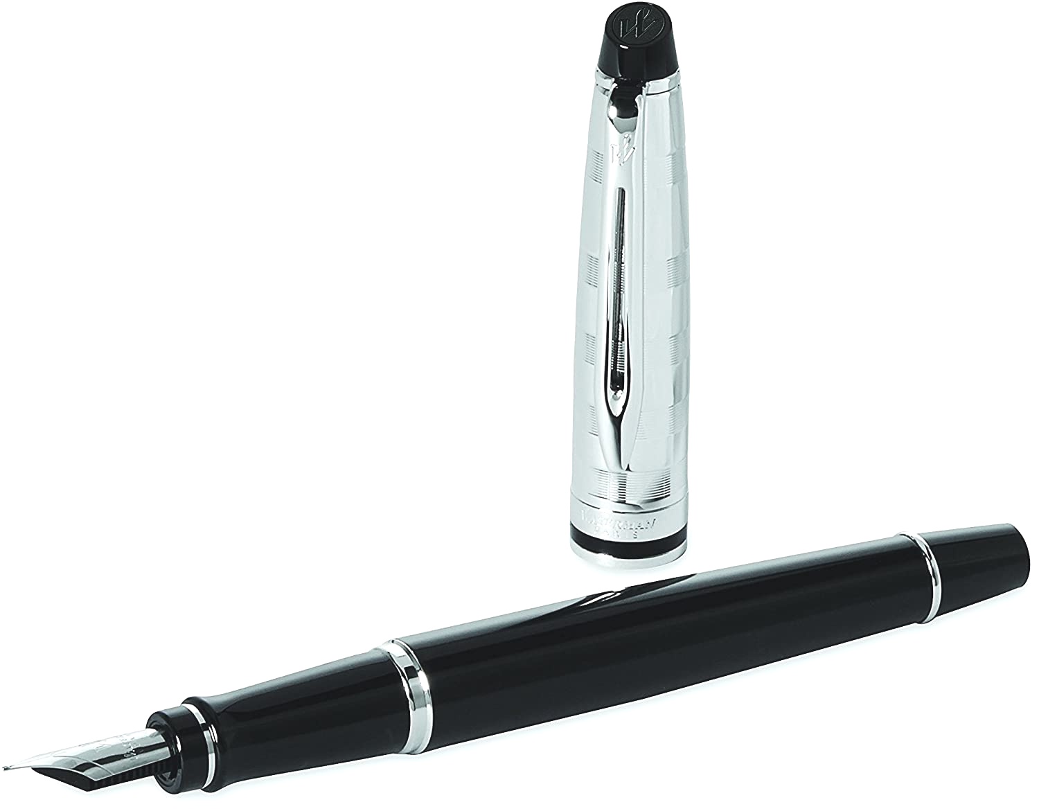 Перьевая ручка Waterman Expert 3 Deluxe, Black CT (Перо F), фото 8