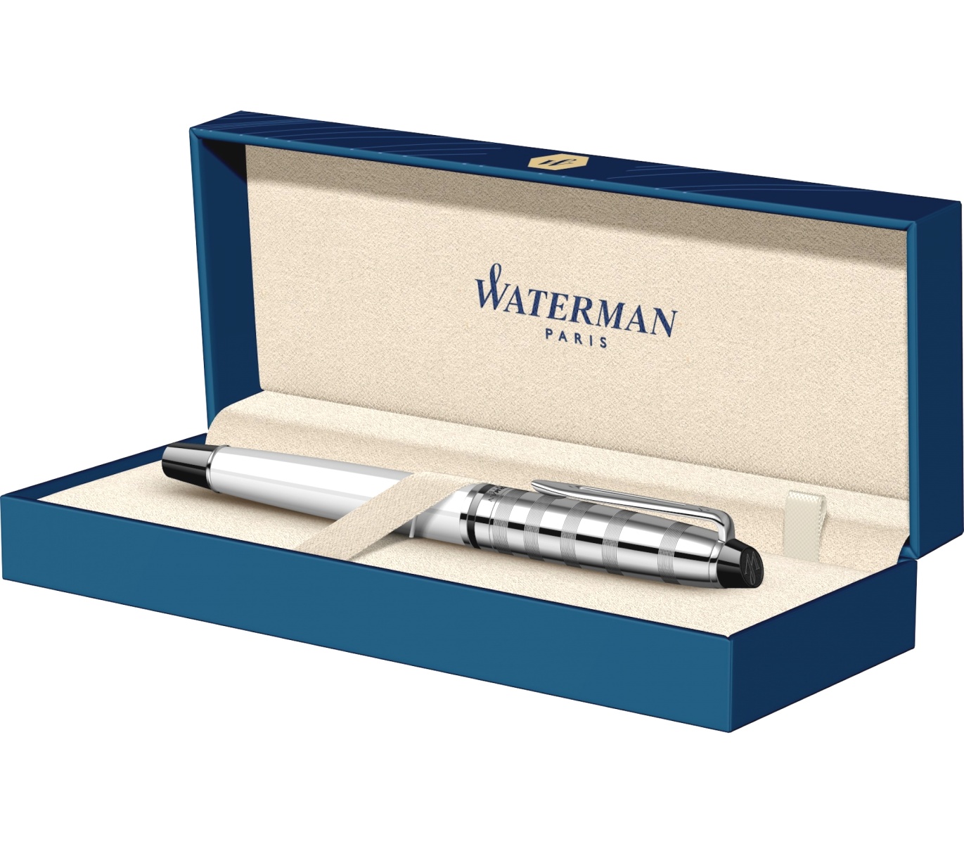 Перьевая ручка Waterman Expert 3 Deluxe, White CT (Перо F), фото 10
