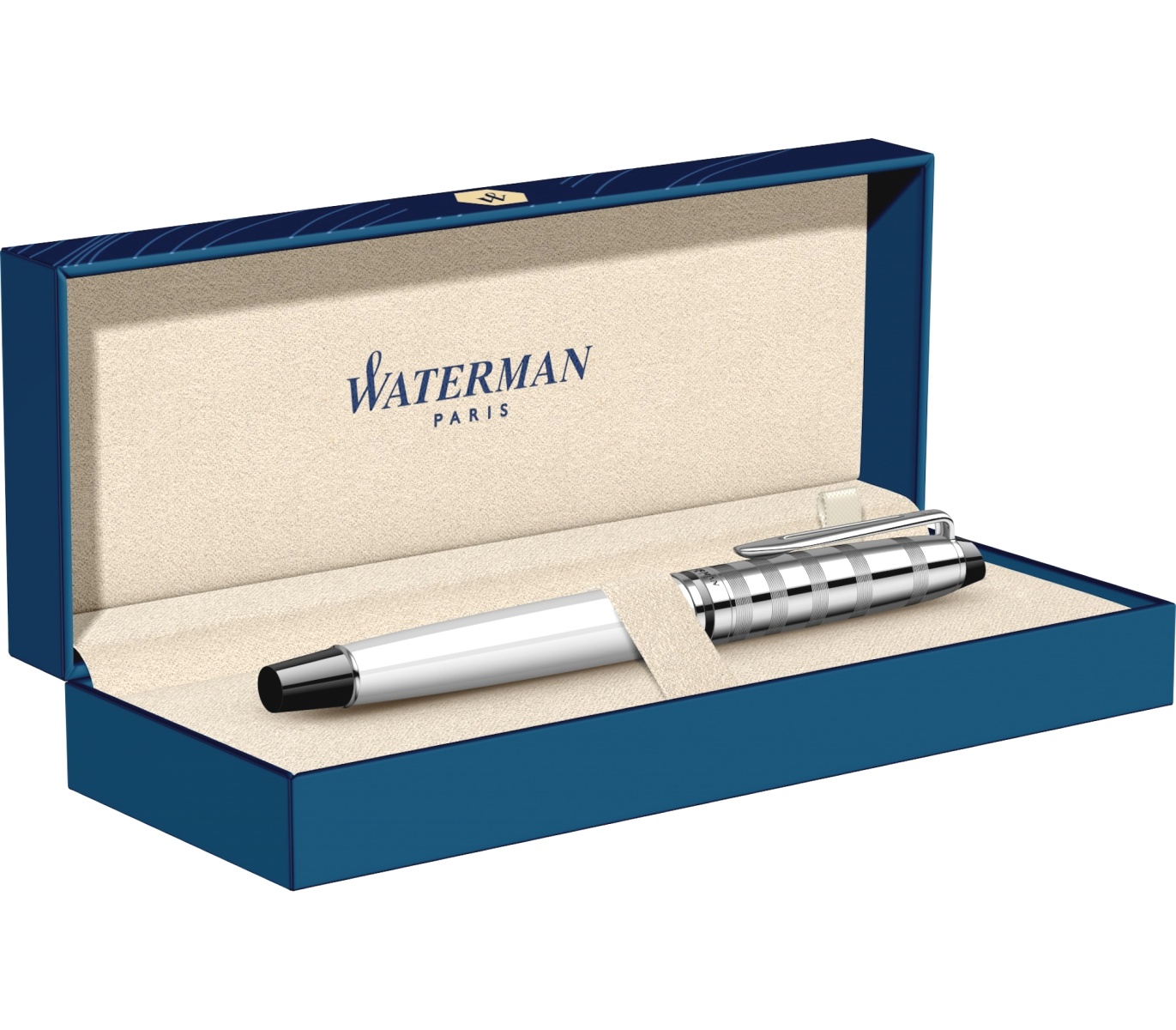 Перьевая ручка Waterman Expert 3 Deluxe, White CT (Перо F), фото 11