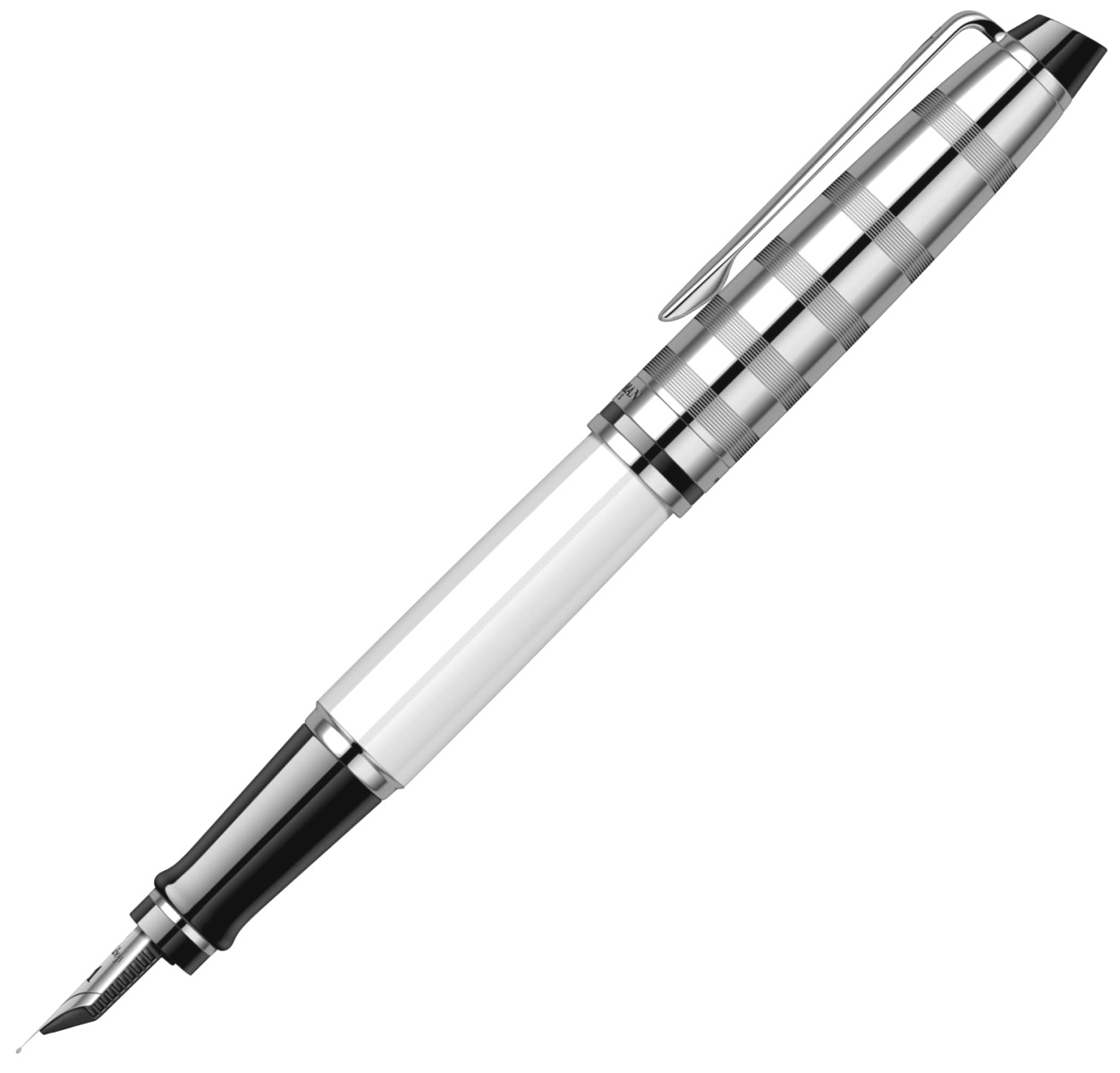 Перьевая ручка Waterman Expert 3 Deluxe, White CT (Перо F), фото 2