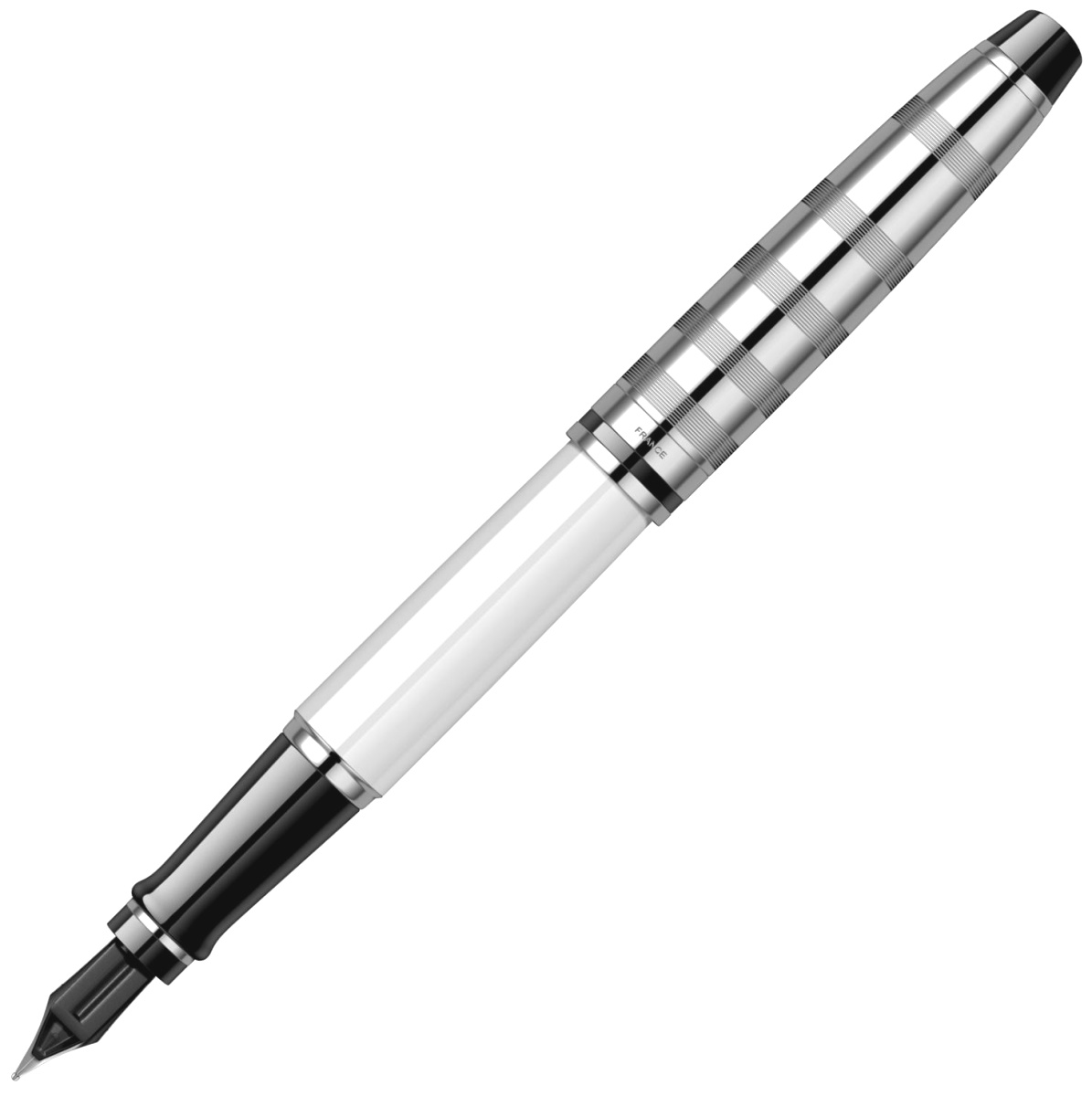 Перьевая ручка Waterman Expert 3 Deluxe, White CT (Перо F), фото 3