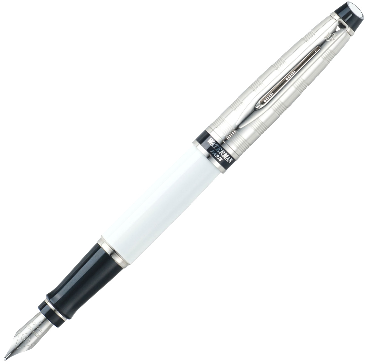 Перьевая ручка Waterman Expert 2 Deluxe, White CT (Перо F)