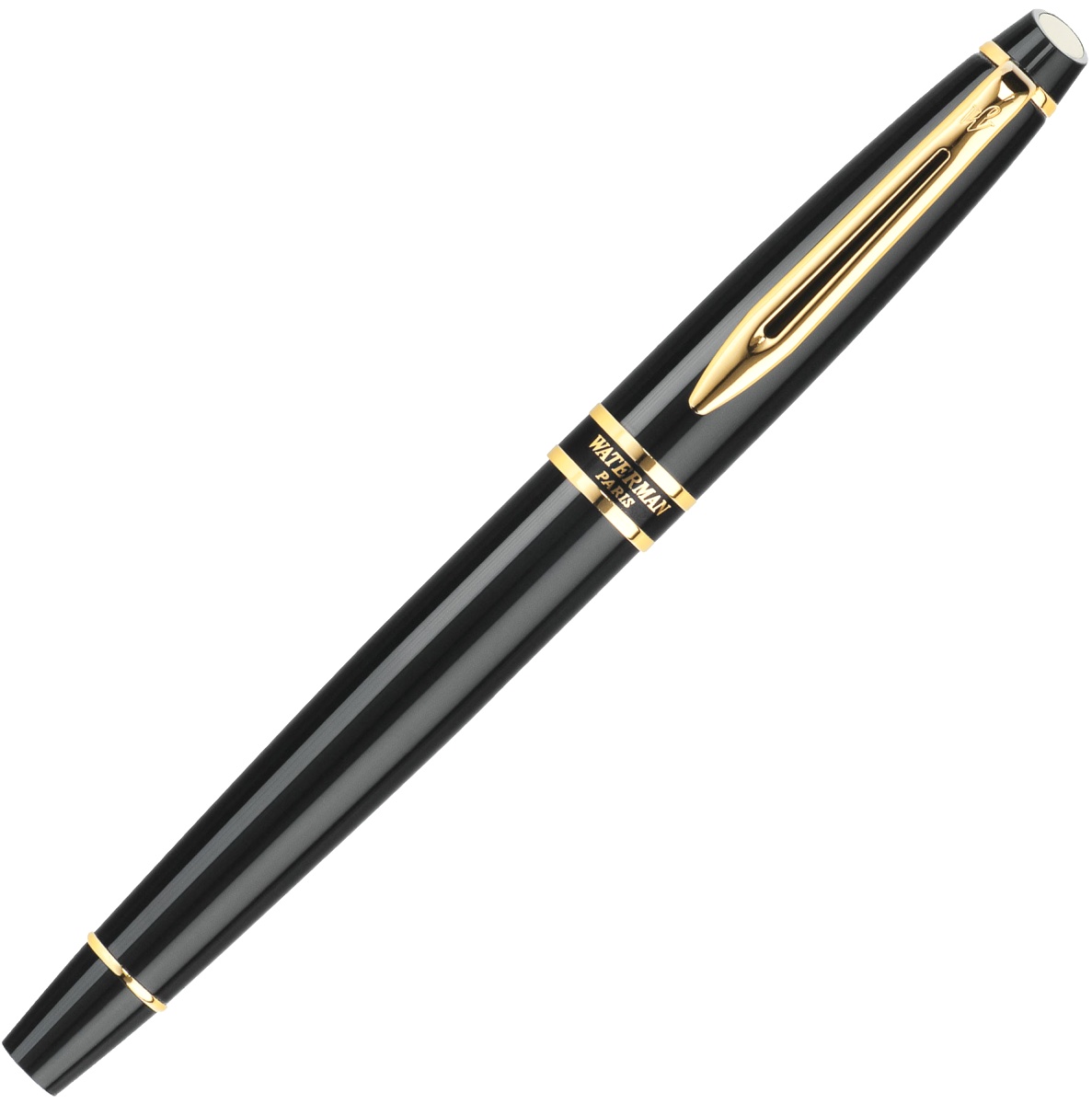 Перьевая ручка Waterman Expert 2, Lacquer Black GT (Перо F), фото 2