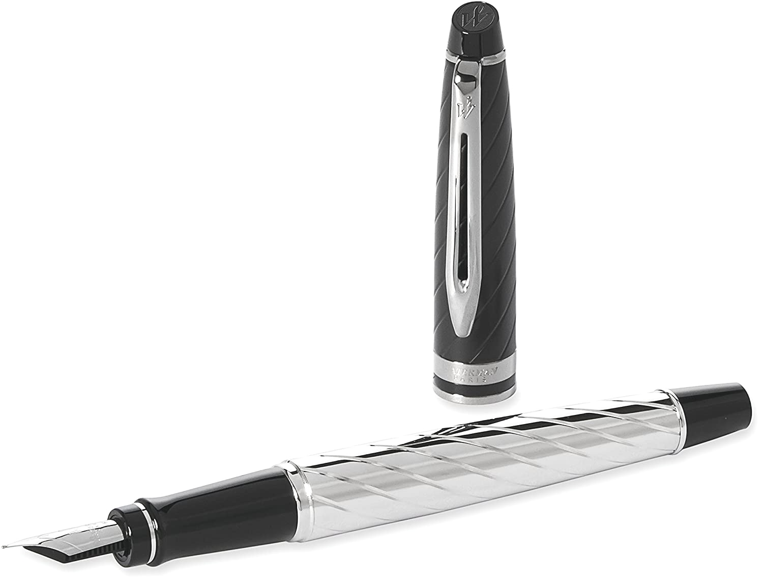 Перьевая ручка Waterman Expert 3 Precious, Black / Palladium (Перо F), фото 4