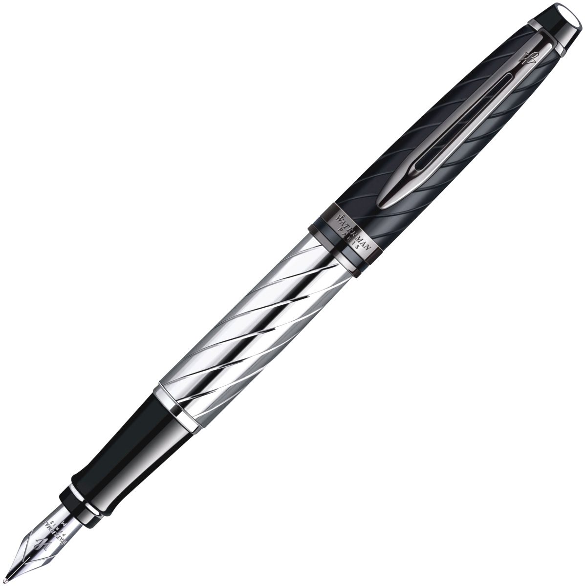 Перьевая ручка Waterman Expert 3 Precious, Black / Palladium (Перо F)