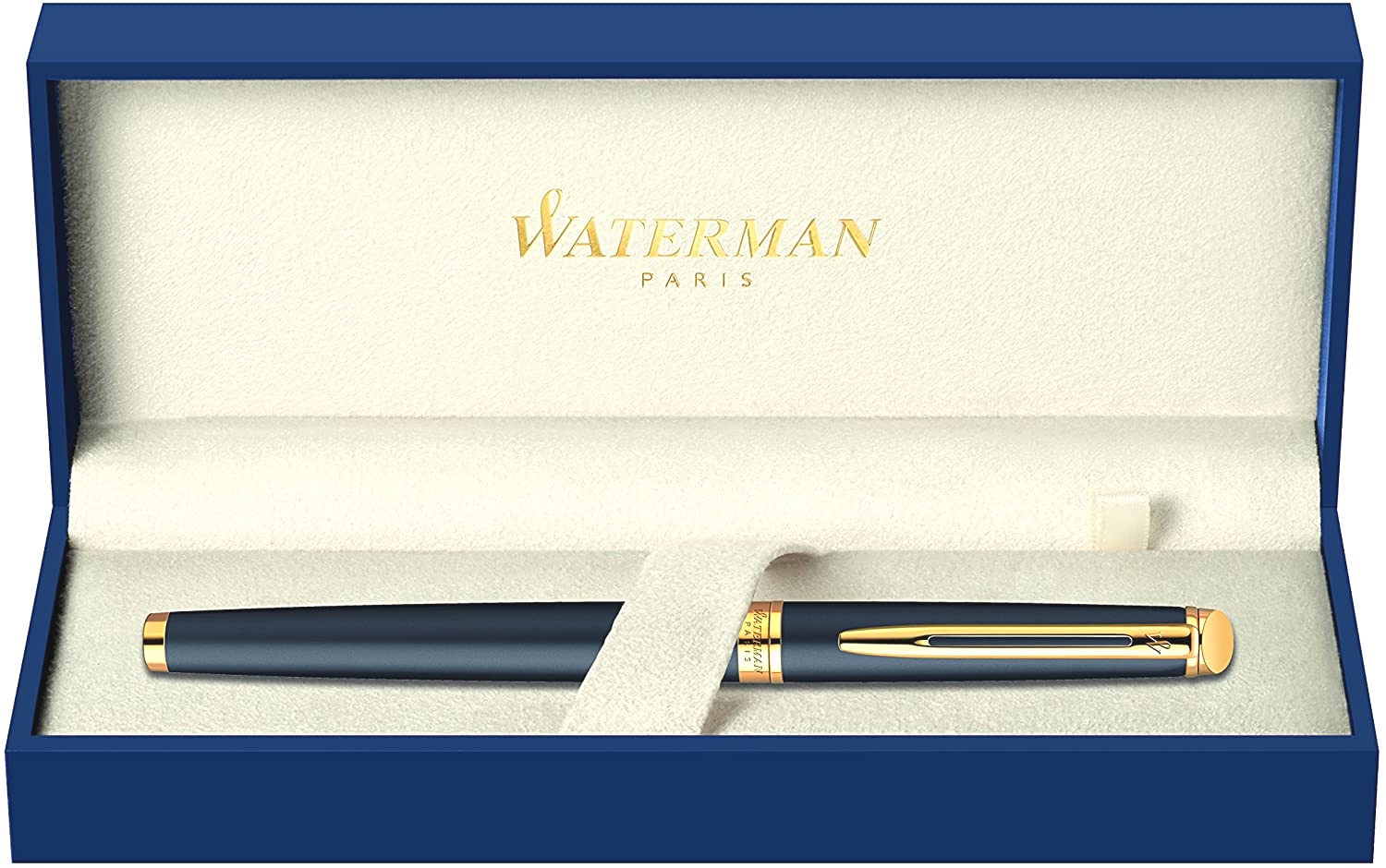 Перьевая ручка Waterman Hemisphere Essential, Matt Black GT (Перо F), фото 3