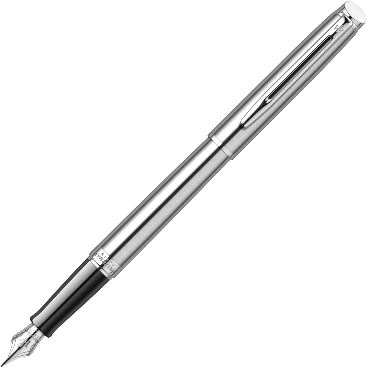 Перьевая ручка Waterman Hemisphere Essential, Stainless Steel CT (Перо F)
