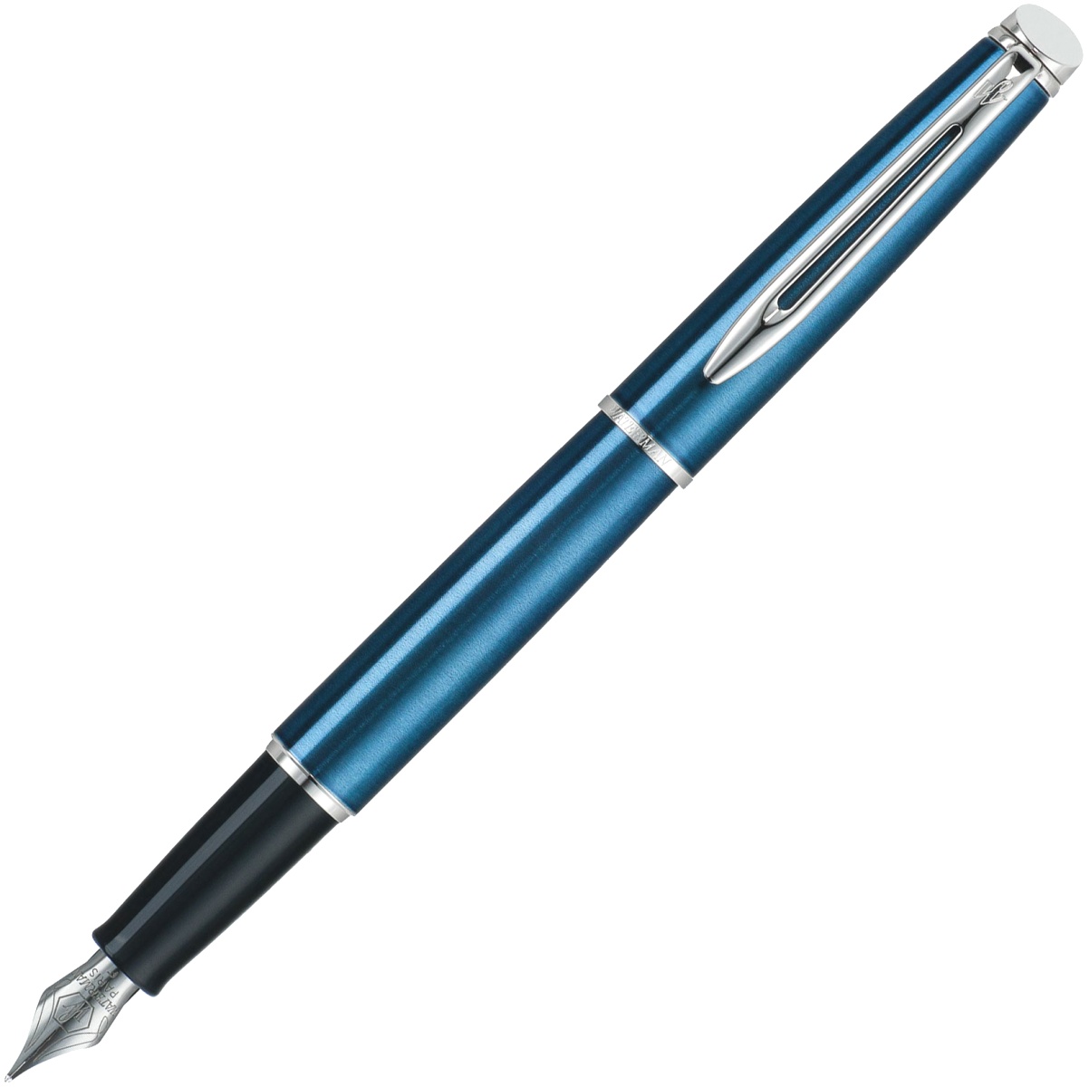 Перьевая ручка Waterman Hemisphere, Metallic Blue CT (Перо F)