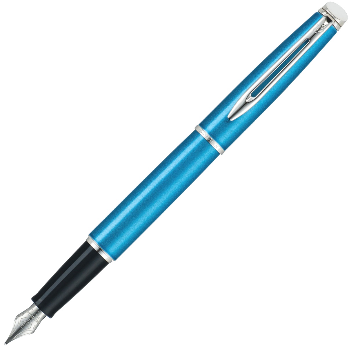 Перьевая ручка Waterman Hemisphere, Shimmery Blue CT (Перо F)