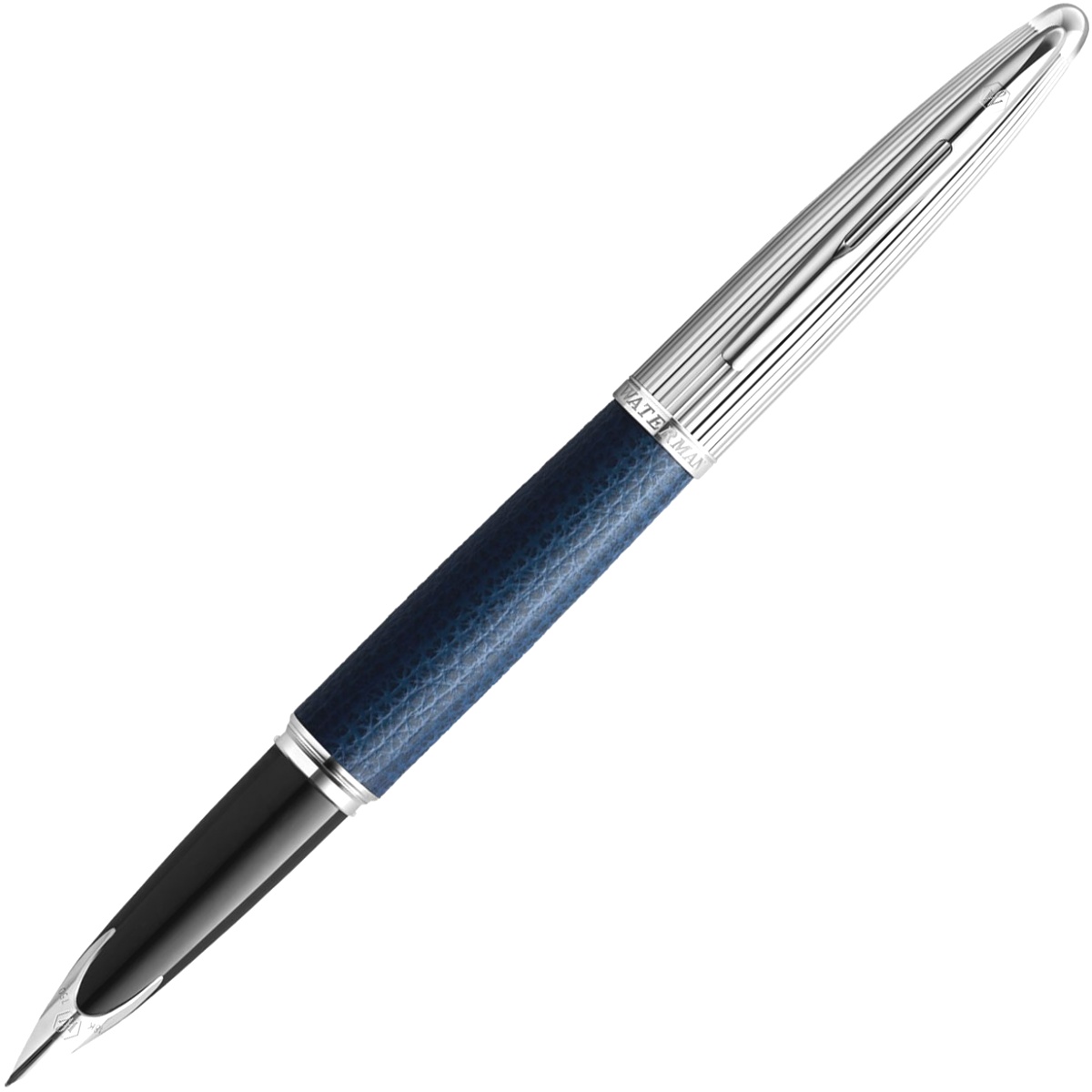  Ручка перьевая Waterman Carene Special Edition, Blue Leather (Перо F)